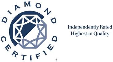 Diamond Certified Logo with Independently Rated